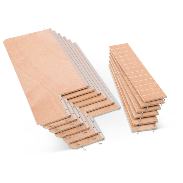 Afbeelding Savic Houten Plankenset Tasmania 120 - Dierenverblijf - 69x29x12 cm Houtkleur door Petsplace.nl