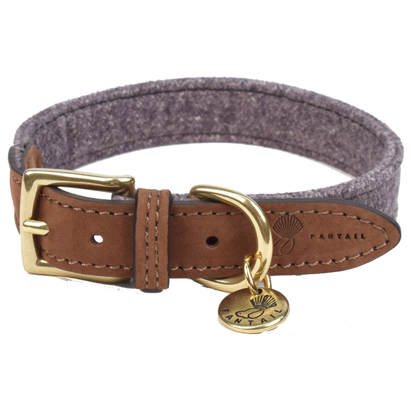 Afbeelding Fantail Hondenhalsband Blend Donkergrijs - Hondenhalsband - 30 cm door Petsplace.nl