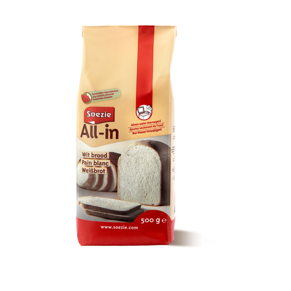 Soezie All-In Wit Brood - Bakproducten - 500 g