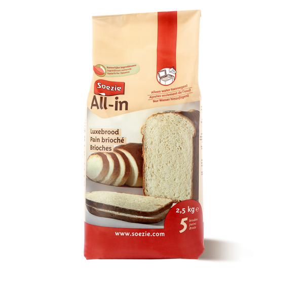 Afbeelding Soezie All-In Luxebrood - Bakproducten - 2.5 kg door Petsplace.nl