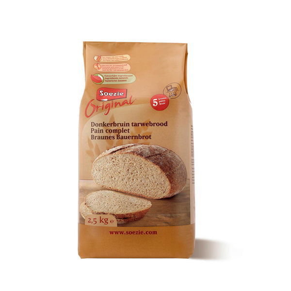 Afbeelding Soezie Original Volkorenbrood - Bakproducten - 2.5 kg door Petsplace.nl