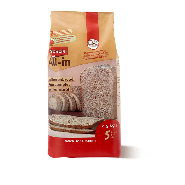 Soezie All-In Volkorenbrood - Bakproducten - 2.5 kg