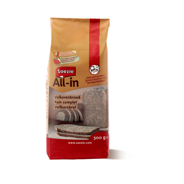 Soezie All-In Volkorenbrood - Bakproducten - 500 g