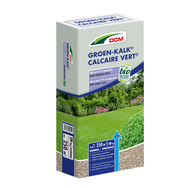 Dcm Groen-Kalk 250 m2 - Kalk - 20 kg (K)