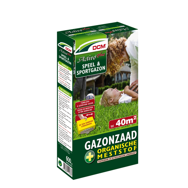 Afbeelding Activo Plus - graszaad voor speel- en sportgazon - 0.6 kg door Petsplace.nl