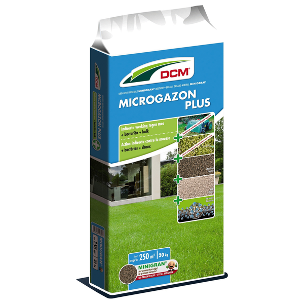 Afbeelding Gazonmeststof Microgazon PLUSDCM 20 kg door Petsplace.nl