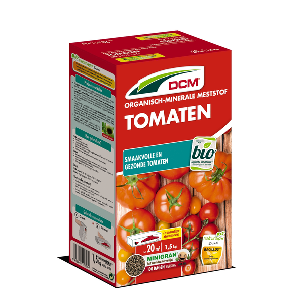 Afbeelding Dcm Meststof Tomaten - Moestuinmeststoffen - 20 m2 1.5 kg (Mg) door Petsplace.nl