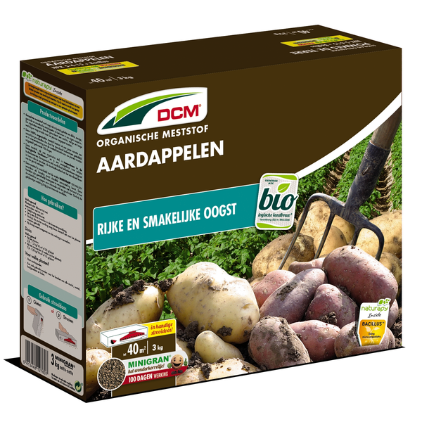 Afbeelding Dcm Meststof Aardappelen - Moestuinmeststoffen - 3 kg (Mg) door Petsplace.nl