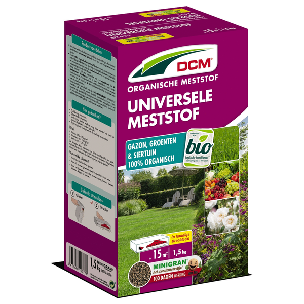 Afbeelding Dcm Meststof Universeel - Siertuinmeststoffen - 1.5 kg door Petsplace.nl