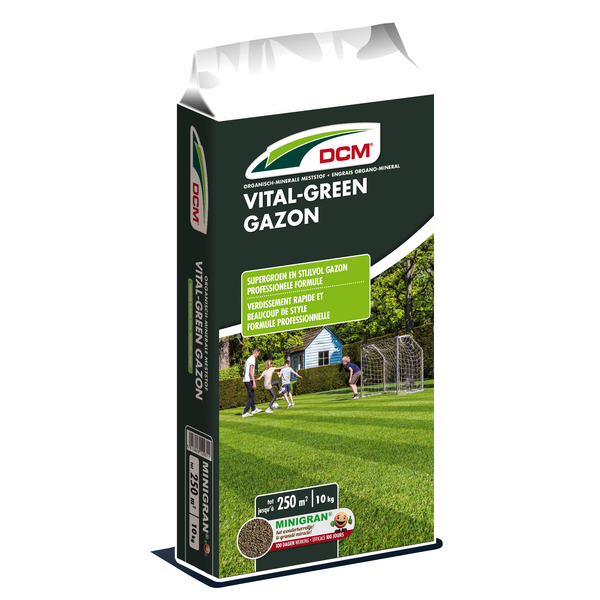 Afbeelding Dcm Vital-Green - Gazonmeststoffen - 10 kg (Mg) door Petsplace.nl