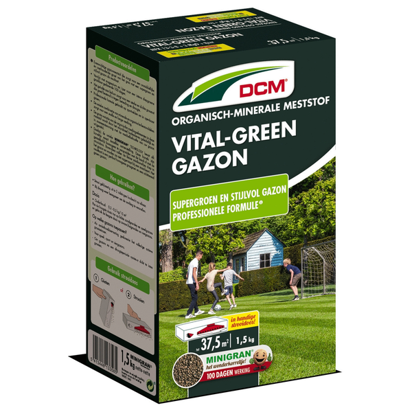 Afbeelding Dcm Vital-Green - Gazonmeststoffen - 1.5 kg door Petsplace.nl