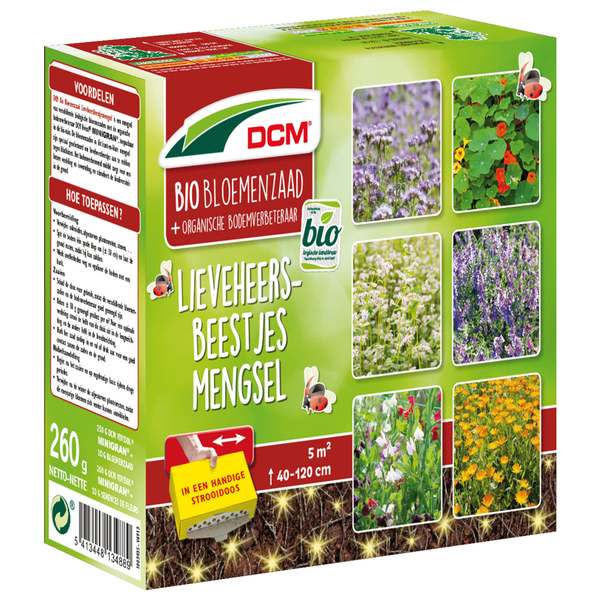 Dcm Bloemenmengsel Lieveheersbeestjes - Siertuinmengsels - 260 g