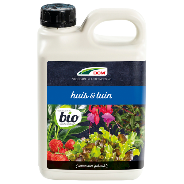 Afbeelding Dcm Meststof Vloeibaar Huis & Tuin - Siertuinmeststoffen - 2.5 l Bio door Petsplace.nl