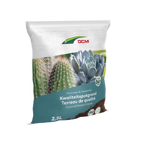 Afbeelding DCM potgrond cactussen en vetplanten BIO 25 liter door Petsplace.nl