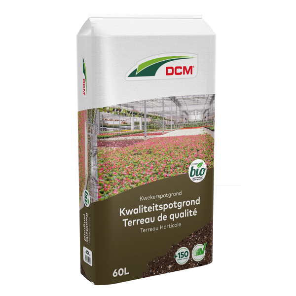 Afbeelding Dcm Kwekerspotgrond Professioneel - Potgrond Turf - 60 l Bio door Petsplace.nl