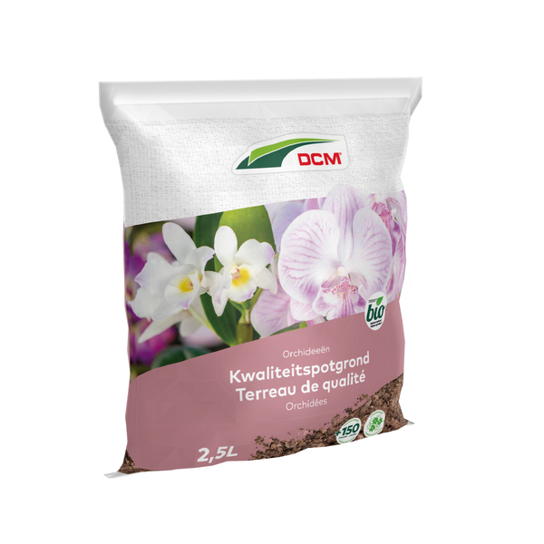 Afbeelding DCM Bio potgrond met schors orchideen 25 liter door Petsplace.nl