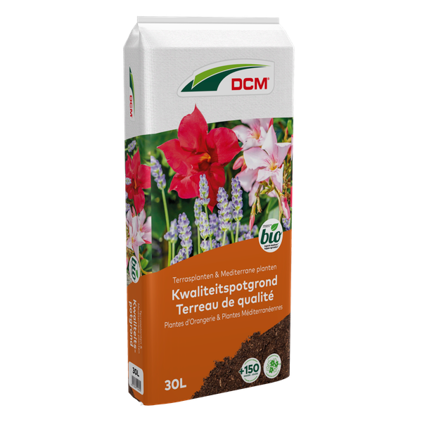 Afbeelding DCM Potgrond Terrasplanten Mediterrane Planten 30 liter door Petsplace.nl