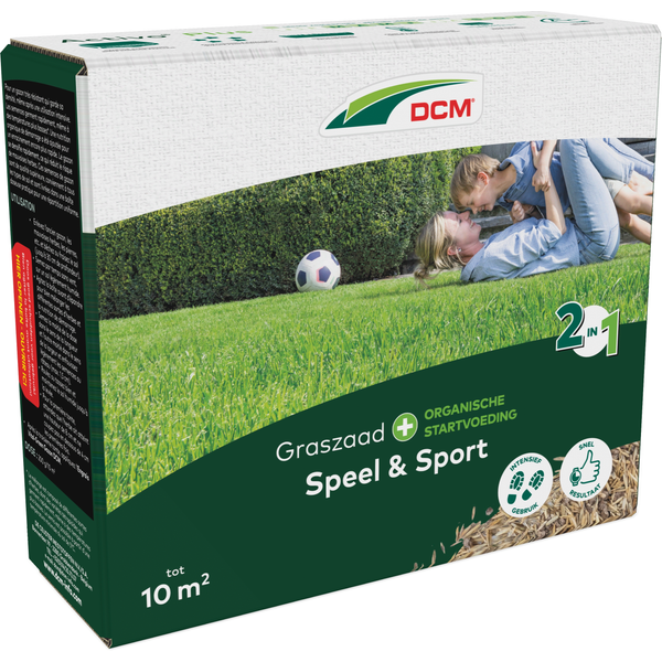 Afbeelding Dcm Activo Plus Graszaad 10 m2 - Graszaden - 200 g door Petsplace.nl