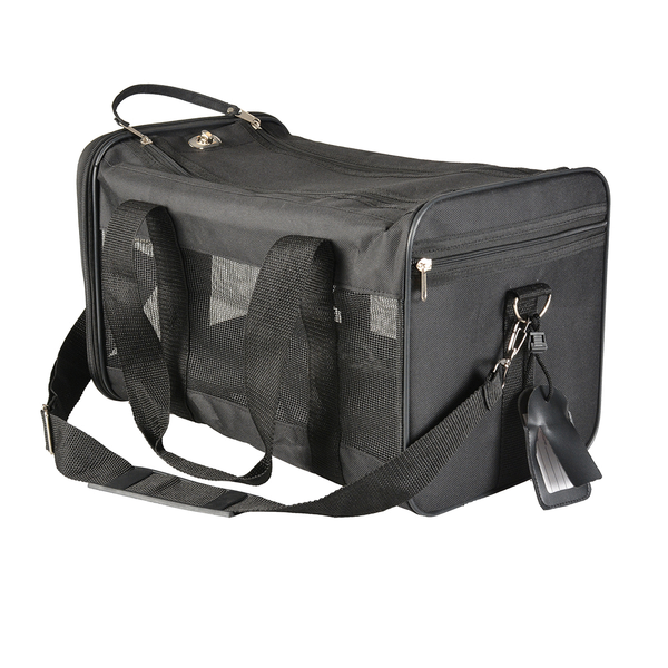 Afbeelding Ebi Nylontas M - Hondendraagtas - 50x27x29 cm 1.3 kg Zwart door Petsplace.nl