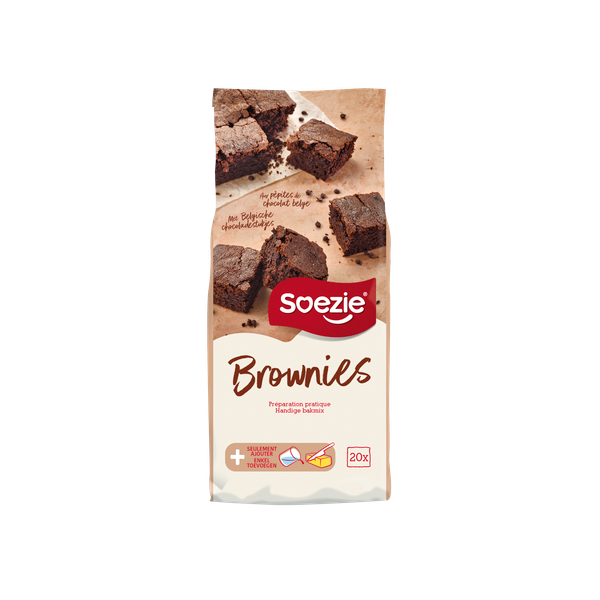 Afbeelding Soezie Mix Brownies - Bakproducten - 400 g door Petsplace.nl