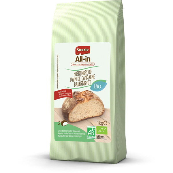 Soezie All-In Bio Boerenbrood - Bakproducten - 1 kg