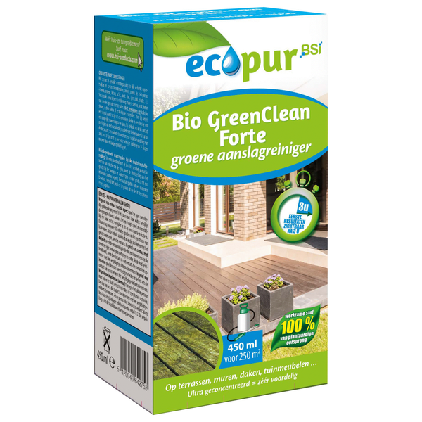 Afbeelding Ecopur Bio Greenclean Concentraat - Onkruidbestrijding - 450 ml door Petsplace.nl