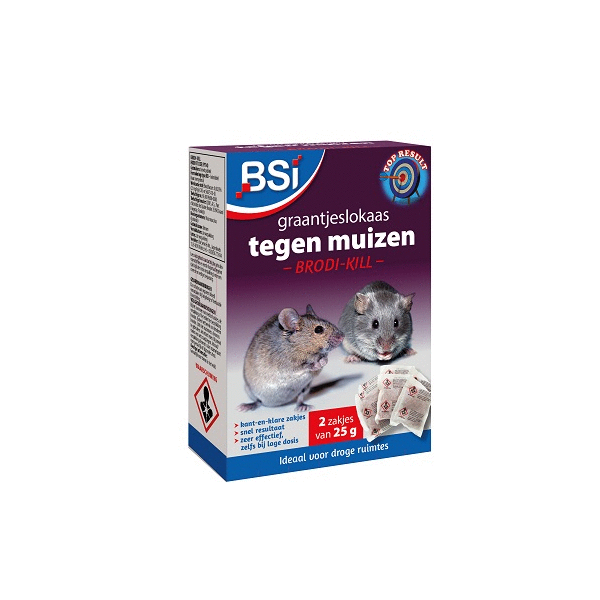 BSI Brodi-Kill graan tegen muizen 2x25g