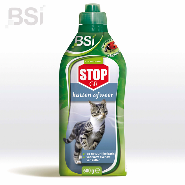 Bsi Stop Gr Kattenafweer - Afweermiddel - 600 g