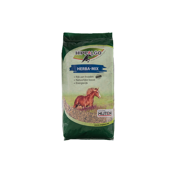 Afbeelding Mijten Herba-Mix - Paardenvoer - 20 kg door Petsplace.nl