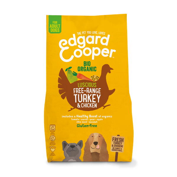 Afbeelding Edgard & Cooper Biologisch Adult - Kalkoen & Kip - 2,5 kg door Petsplace.nl