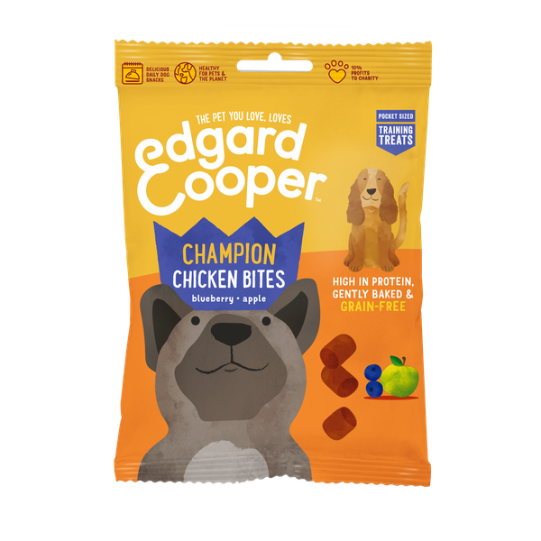 Afbeelding Edgard & Cooper Bites - 50 gram - Kip door Petsplace.nl