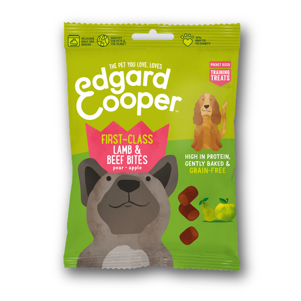 Afbeelding Edgard & Cooper Bites - 50 gram - Rund & Lam door Petsplace.nl