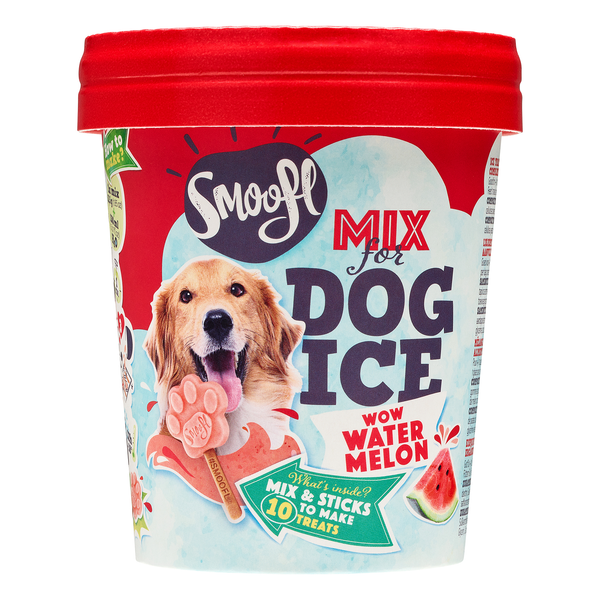 Afbeelding Smoofl Mix for Dog Ice hondenijsmix Watermeloen door Petsplace.nl