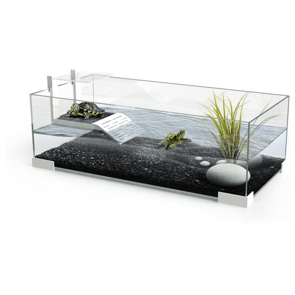 Afbeelding Ciano Waterschildpadden Tartarium 60 - Terraria - 60x29.6x22.5 cm 4.964 kg Wit door Petsplace.nl