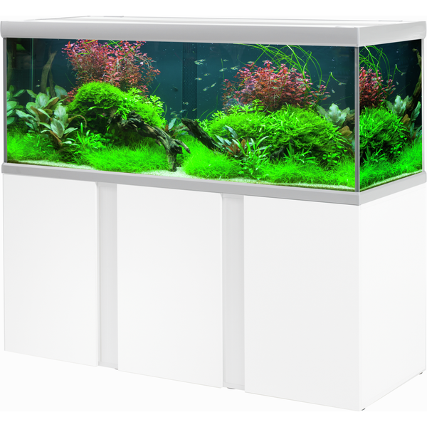 Afbeelding Akvastabil Fusion Aquarium 160 - Aquaria - 160x60x64 cm Zilver Wit Ca. 579 L door Petsplace.nl