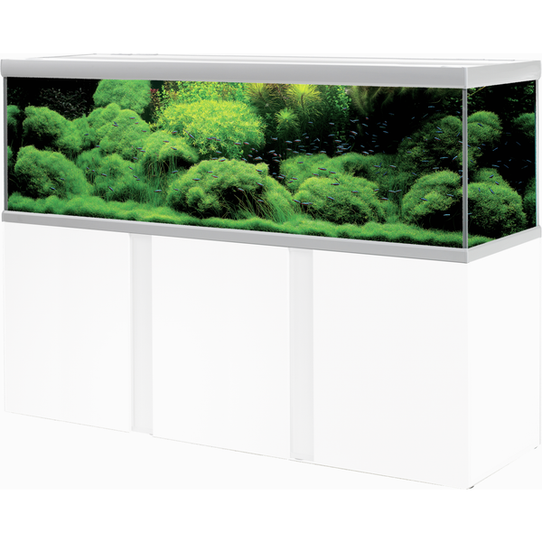 Akvastabil Fusion Aquarium 200 - Aquaria - 200x60x64 cm Zilver Wit Ca. 720 L