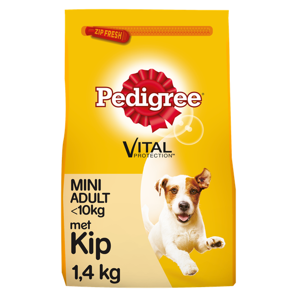 Afbeelding Pedigree Adult Mini Gevogelte hondenvoer 1.4 kg door Petsplace.nl