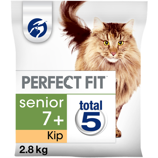 Afbeelding Perfect Fit Droogvoer Senior Kip - Kattenvoer - 2.8 kg door Petsplace.nl
