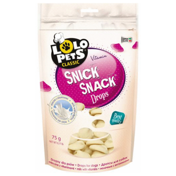Afbeelding Lolo Pets Milk Drops For Dog 75 g - Hondensnacks - Melk door Petsplace.nl