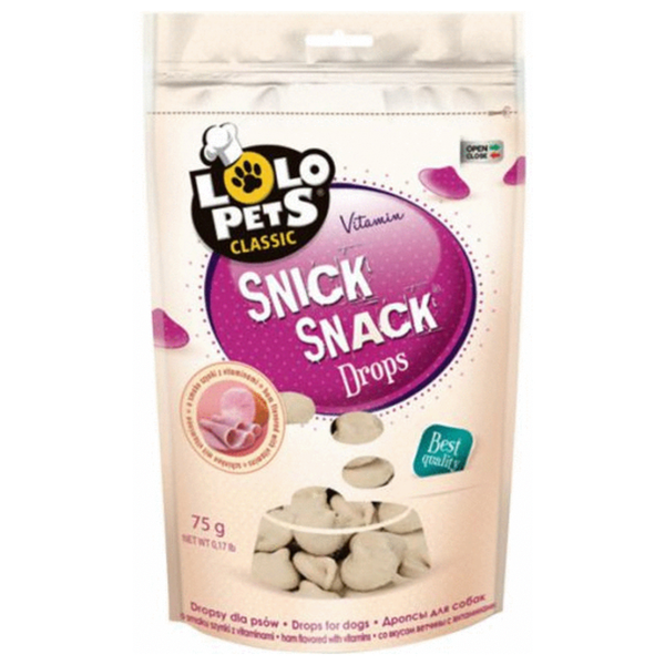 Lolo Pets Milk Drops For Dog 75 g - Hondensnacks - Ham