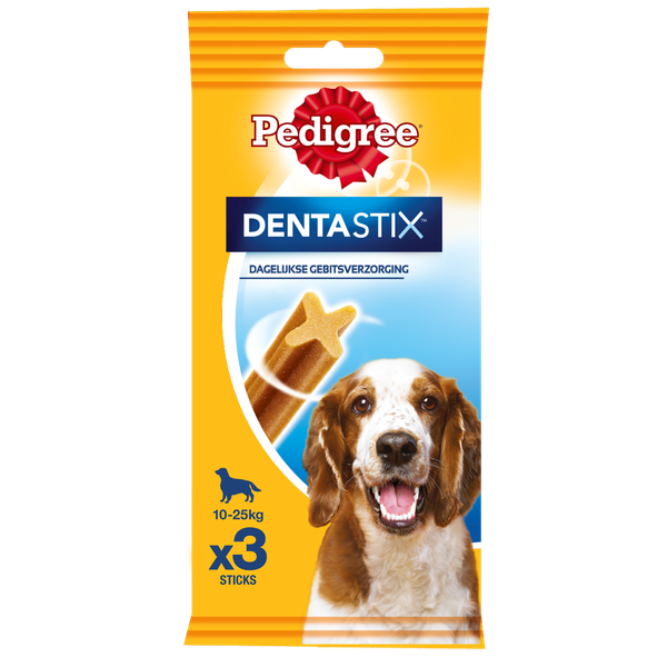 Afbeelding Pedigree DentaStix Medium - 77 g - 3 sticks door Petsplace.nl