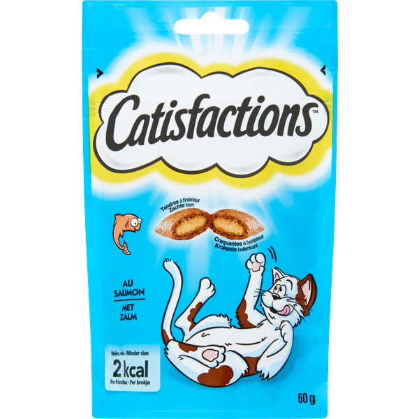 Catisfactions Kattensnoepjes 60 g Kattensnack Zalm online kopen