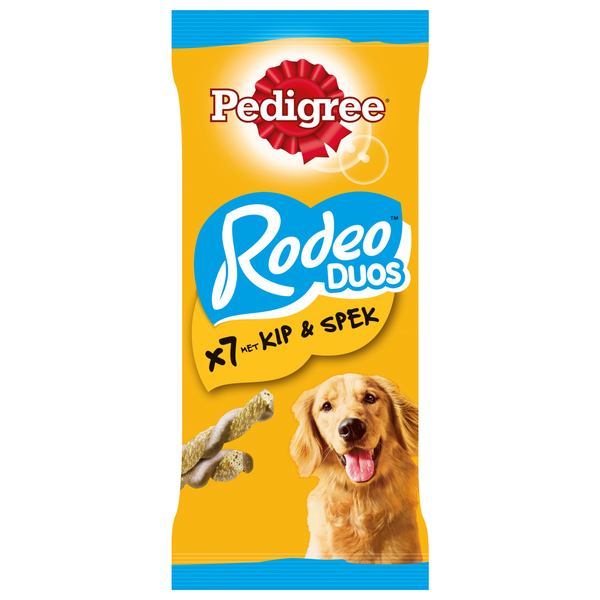 Afbeelding Pedigree Rodeo Snack - Hondensnacks - Kip Bacon 123 g door Petsplace.nl