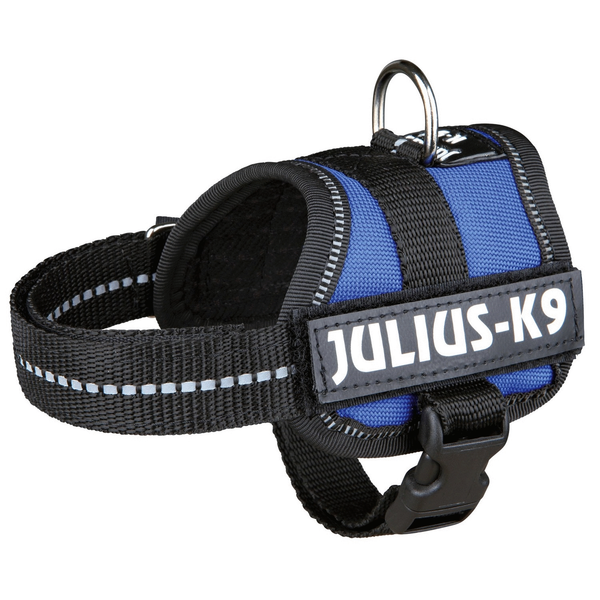 Afbeelding Julius-K9 Powerharness Blauw - Hondenharnas - 30-40/1.8 cm door Petsplace.nl