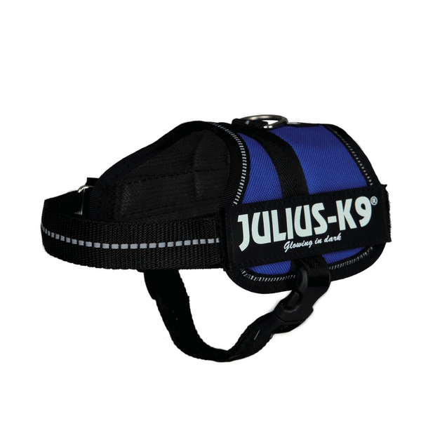 Julius k9 power-harnas voor hond / tuig voor voor labels blauw Baby 2/33-45 cm