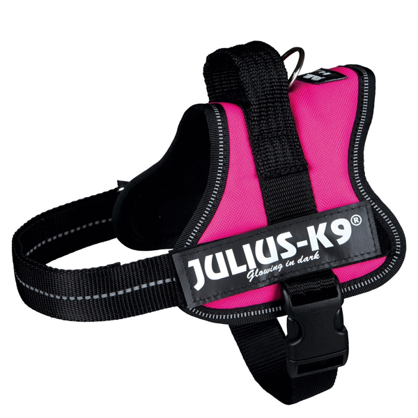 Afbeelding Julius k9 power-harnas voor hond / tuig voor voor labels fuchsia Mini/51-67 cm door Petsplace.nl