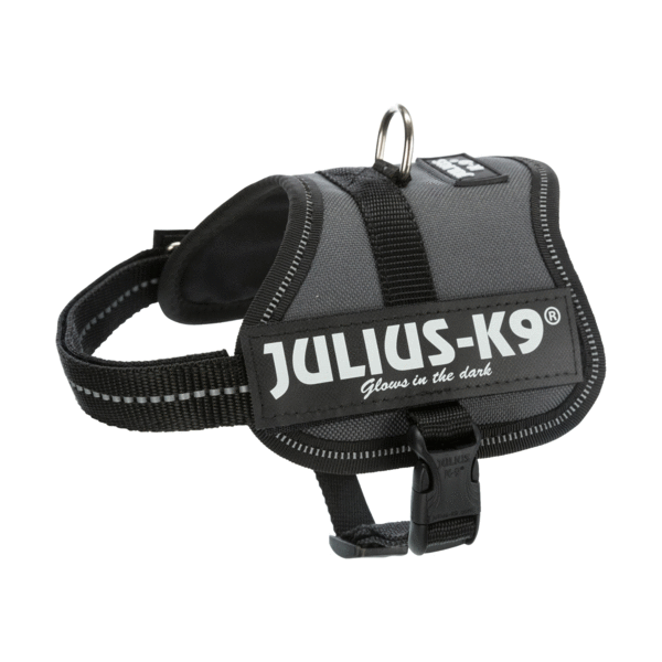 Julius-K9 Powerharness Antraciet - Hondenharnas - 33-45/1.8 cm