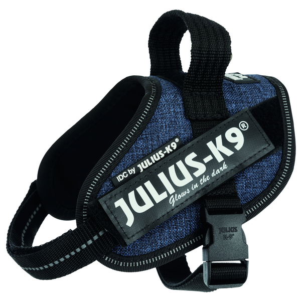 Afbeelding Julius K9 IDC Hondenpowertuig maat mini-mini jeanskleur 14825 door Petsplace.nl