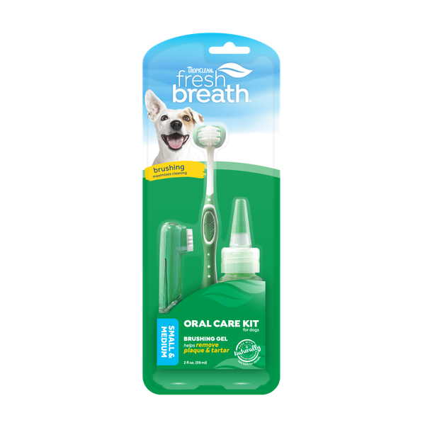 Tropiclean Fresh Breath Oral Gel Kit Small Dogs - Gebitsverzorging - 15 g