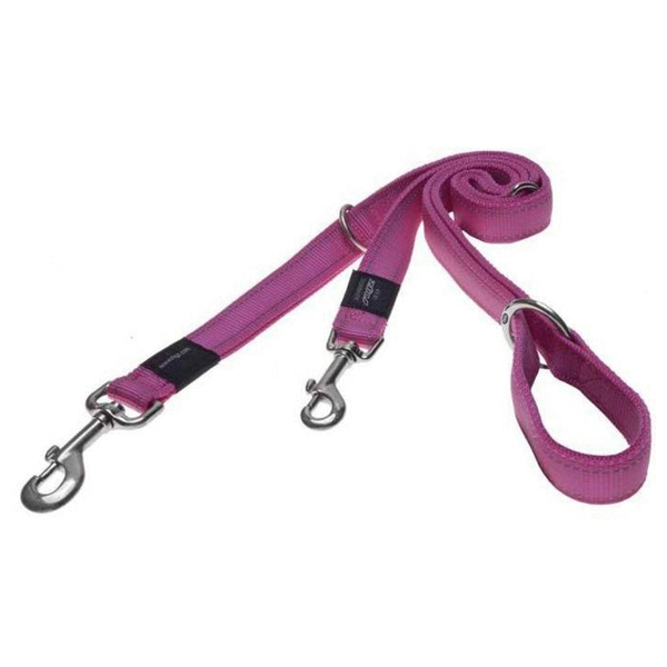 Afbeelding Rogz Nitelife Lijn Multi-Purpose - Hondenriem - 2 m Roze S door Petsplace.nl